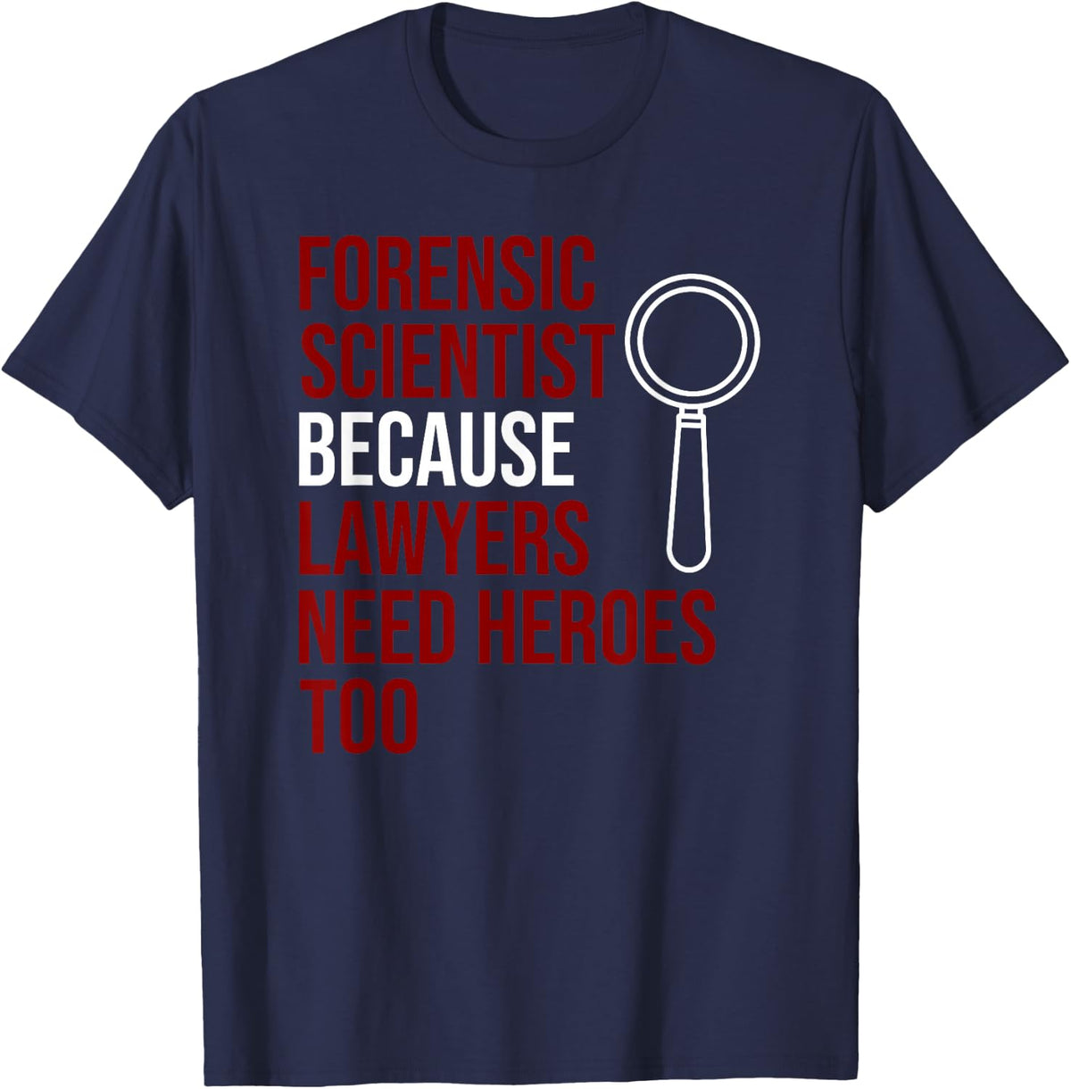 Forensics Forensic Medicine DNA Trace Protection – Forensic T-Shirt - Navy Blue