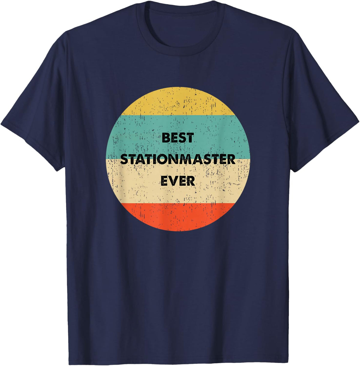 Stationmaster T-Shirt - Navy Blue