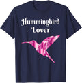 Hummingbird Lover T-Shirt - Navy Blue