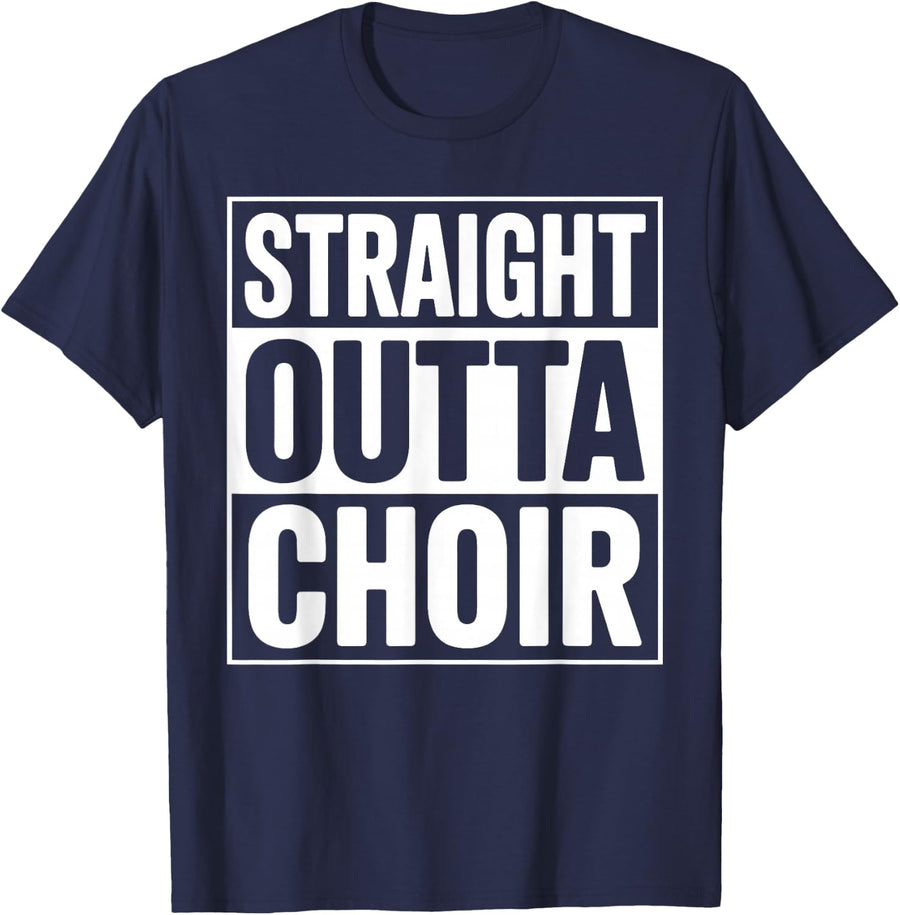 Funny Choir Art for Men Women Choir Director Sing Show Choir T-Shirt - Navy Blue