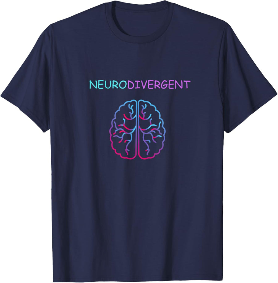 Neurodivergent T-Shirt - Navy Blue