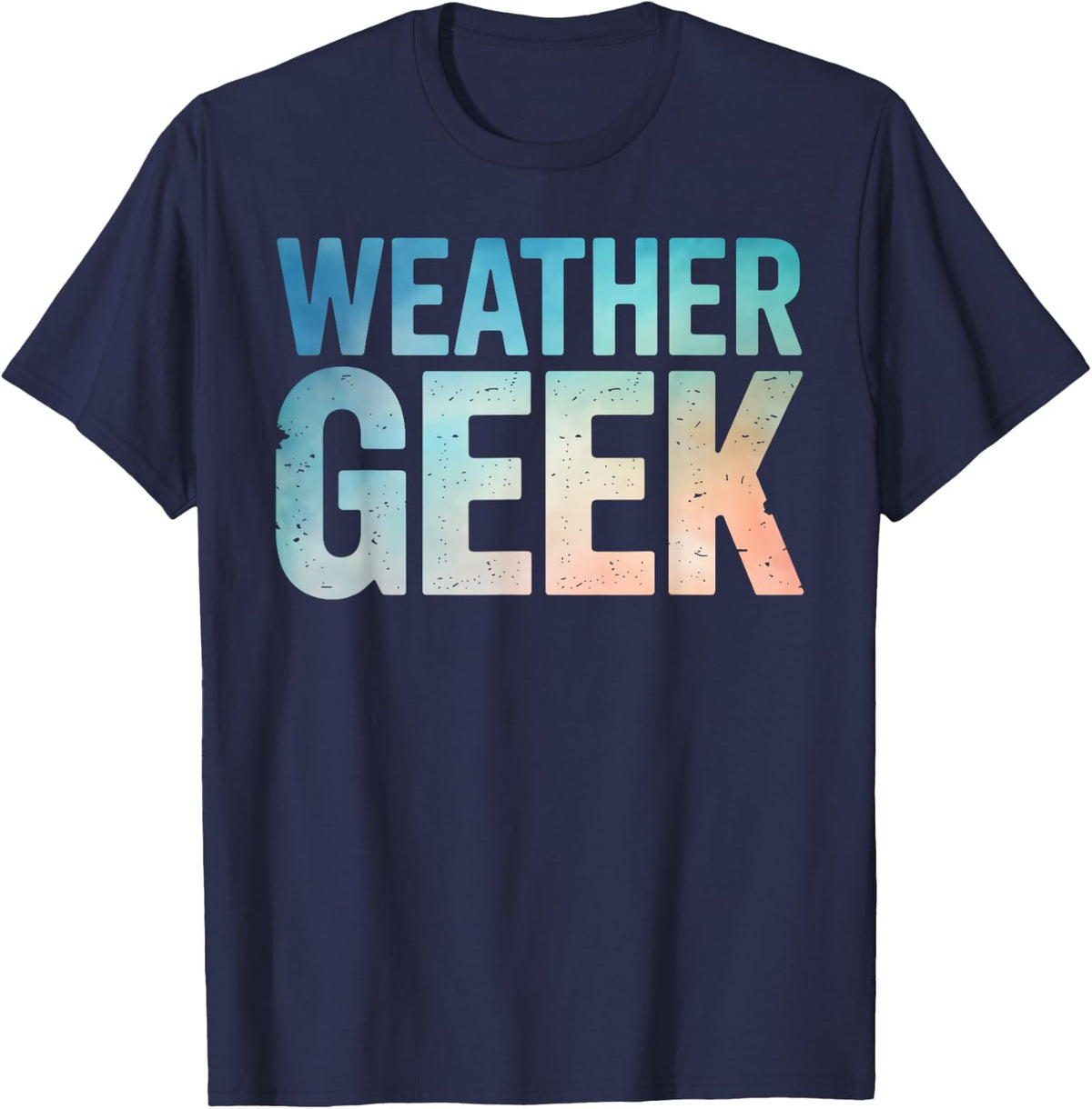 Funny Meteorologist Art for Men Women Weather Meteorology T-Shirt - Navy Blue
