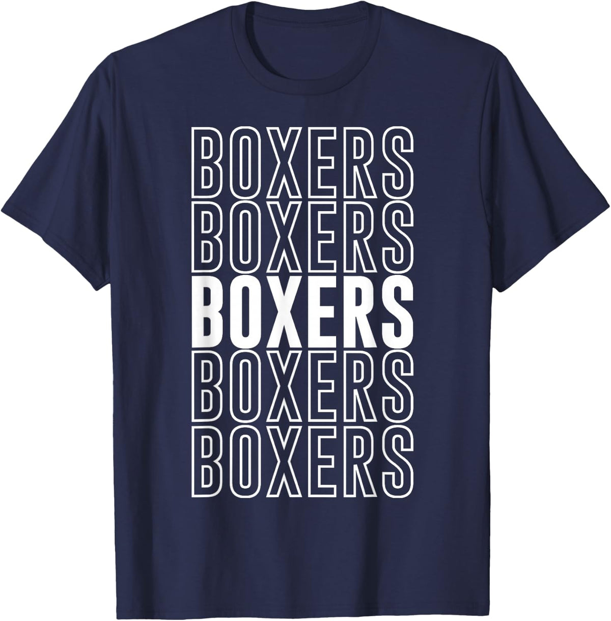 Boxers T-Shirt - Navy Blue