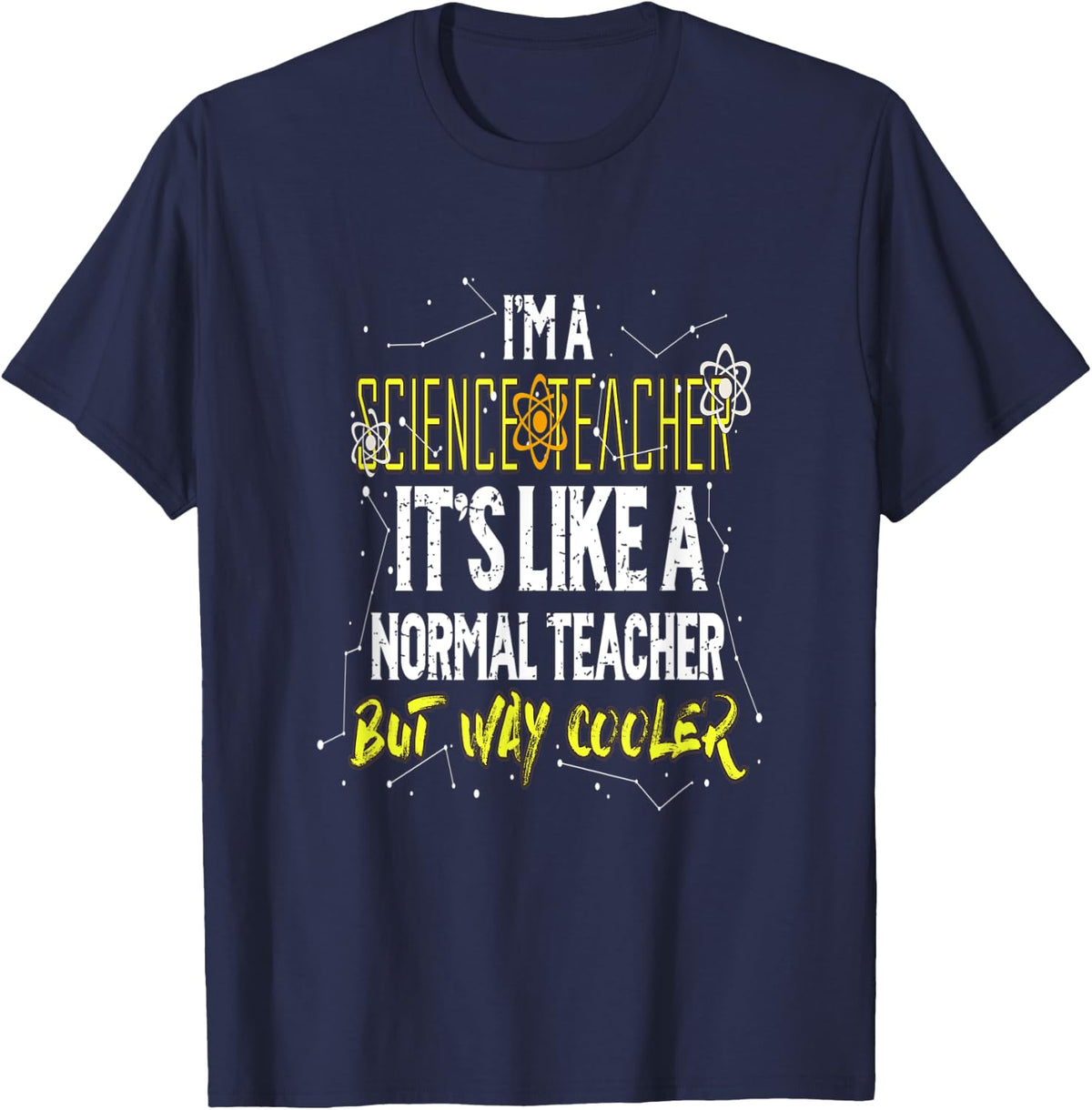 Science Teachers Like Normal Teacher For Men Women T-Shirt - Navy Blue