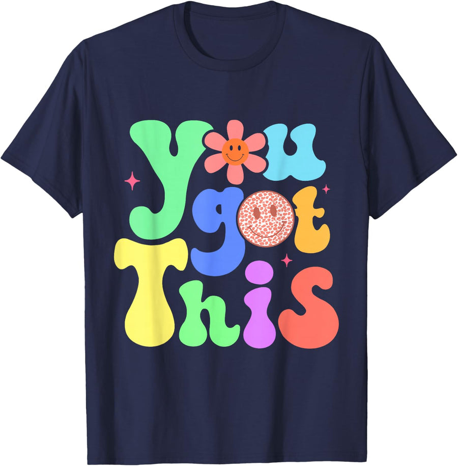 Test Day Teacher Shirt Motivational Testing Day Student T-Shirt - Navy Blue