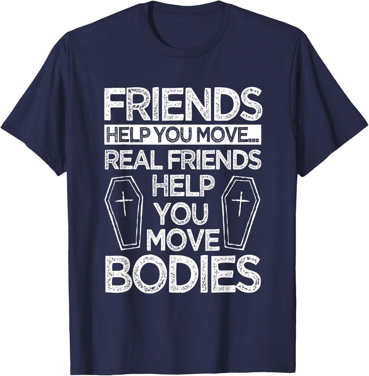 Funeral Director Friends Mortician Undertaker Mortuary T-Shirt - Navy Blue