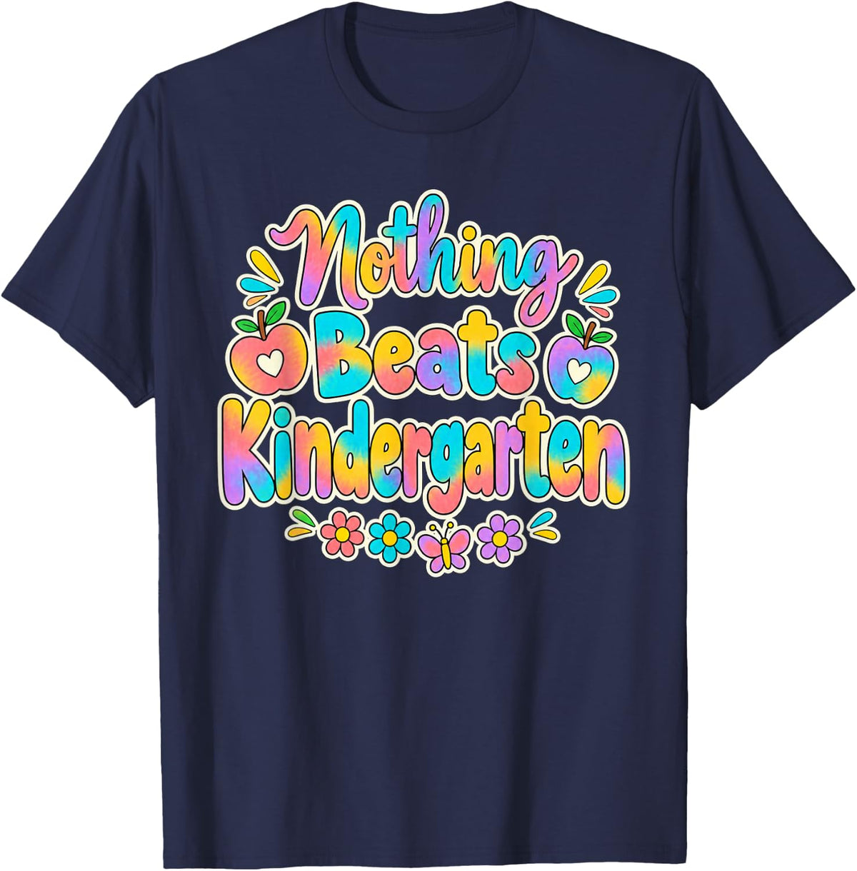 Kindergarten Teacher Team Elementary School Staff Classroom T-Shirt - Navy Blue