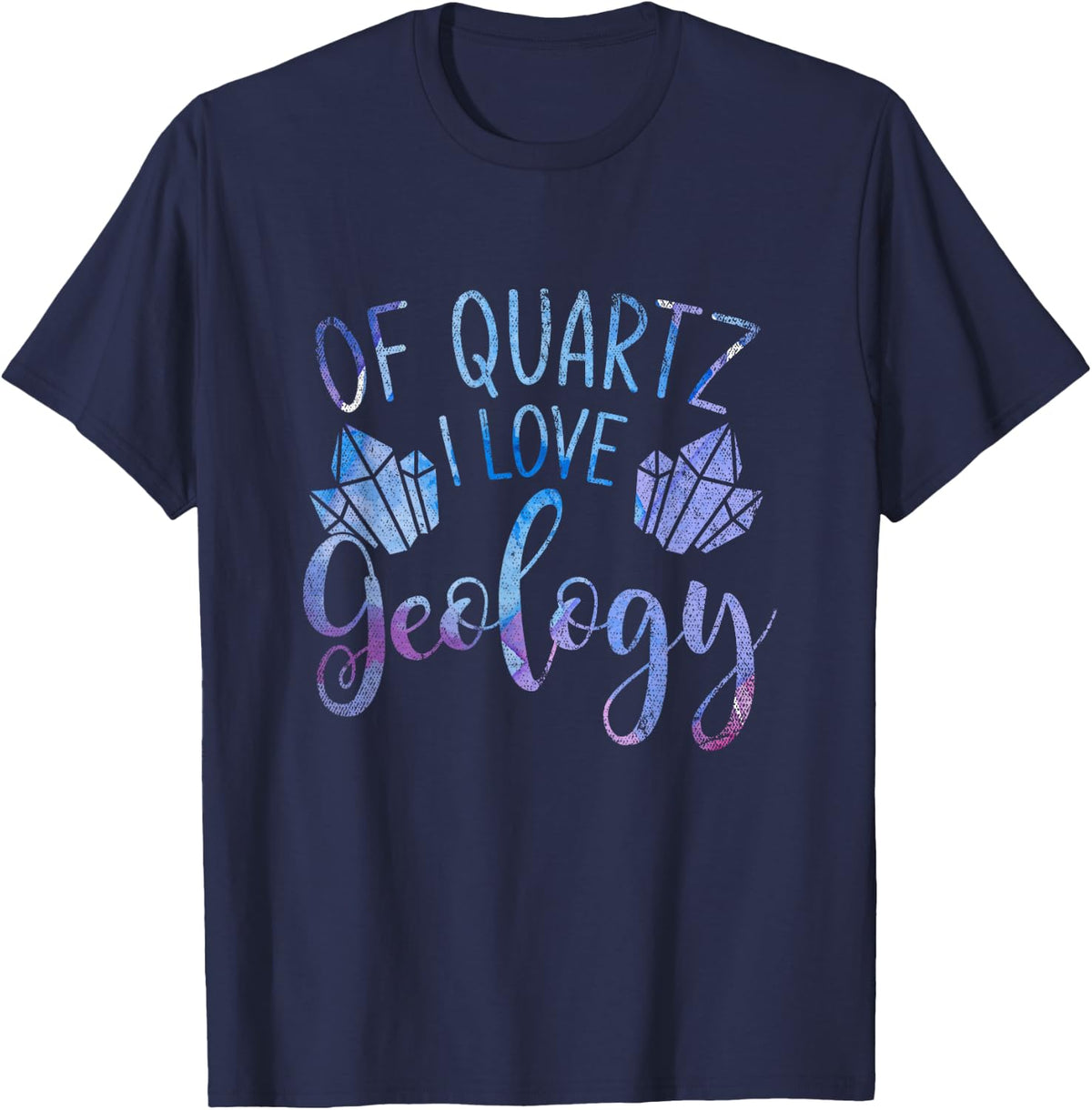 Funny Science Lover Gift Idea Geologist Geology T-Shirt - Navy Blue