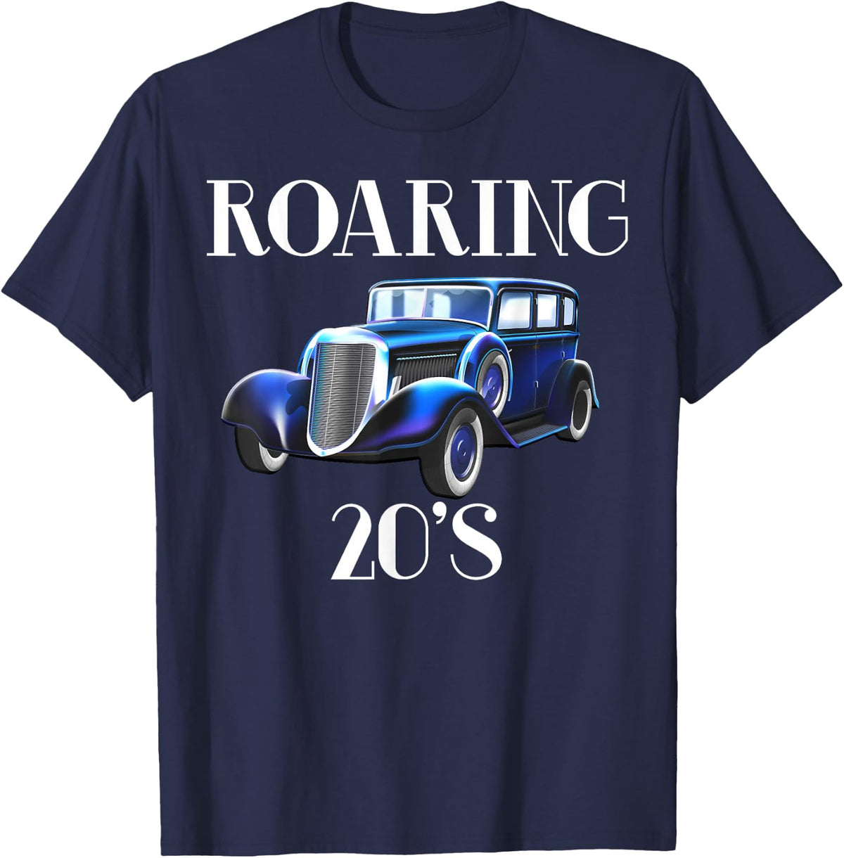 Roaring 20's Costume for New Years Eve 2020 Roaring 20's Men T-Shirt - Navy Blue