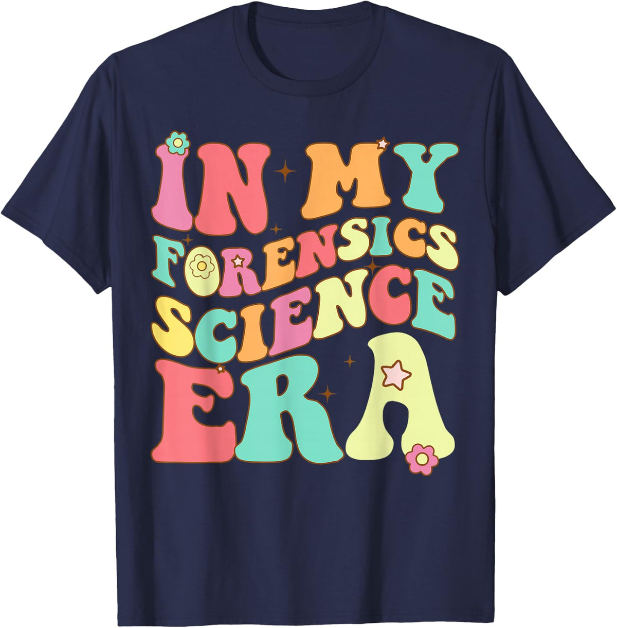 In My Forensics Science Era Detective Criminology Autopsy T-Shirt - Navy Blue