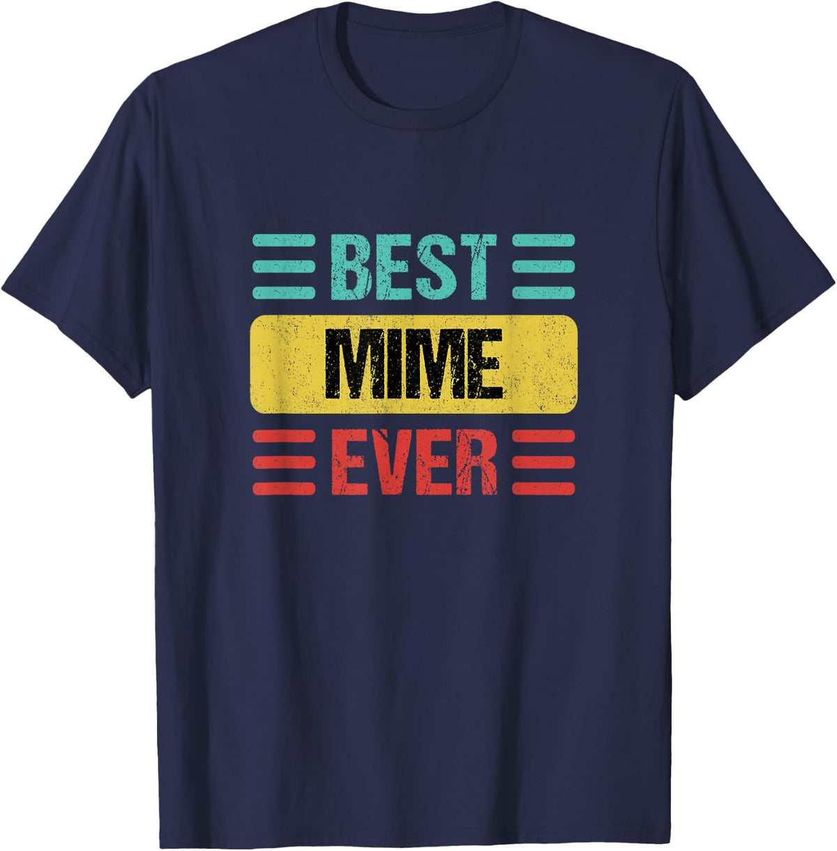 Mime T-Shirt - Navy Blue