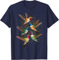 Hummingbird in Flight I Love T-Shirt - Navy Blue