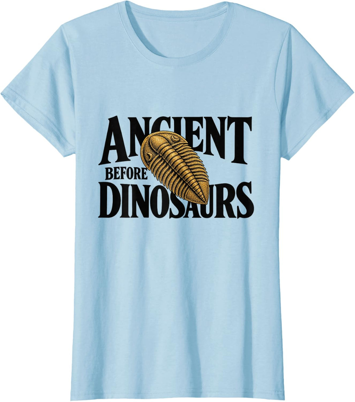 Trilobite Fossils Paleontology T-Shirt - Baby Blue
