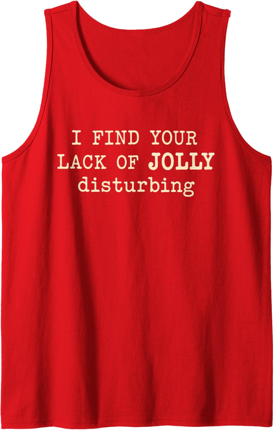 Funny Christmas Sarcasm for Holiday Office Parties Sleeveless Tank Top - Red