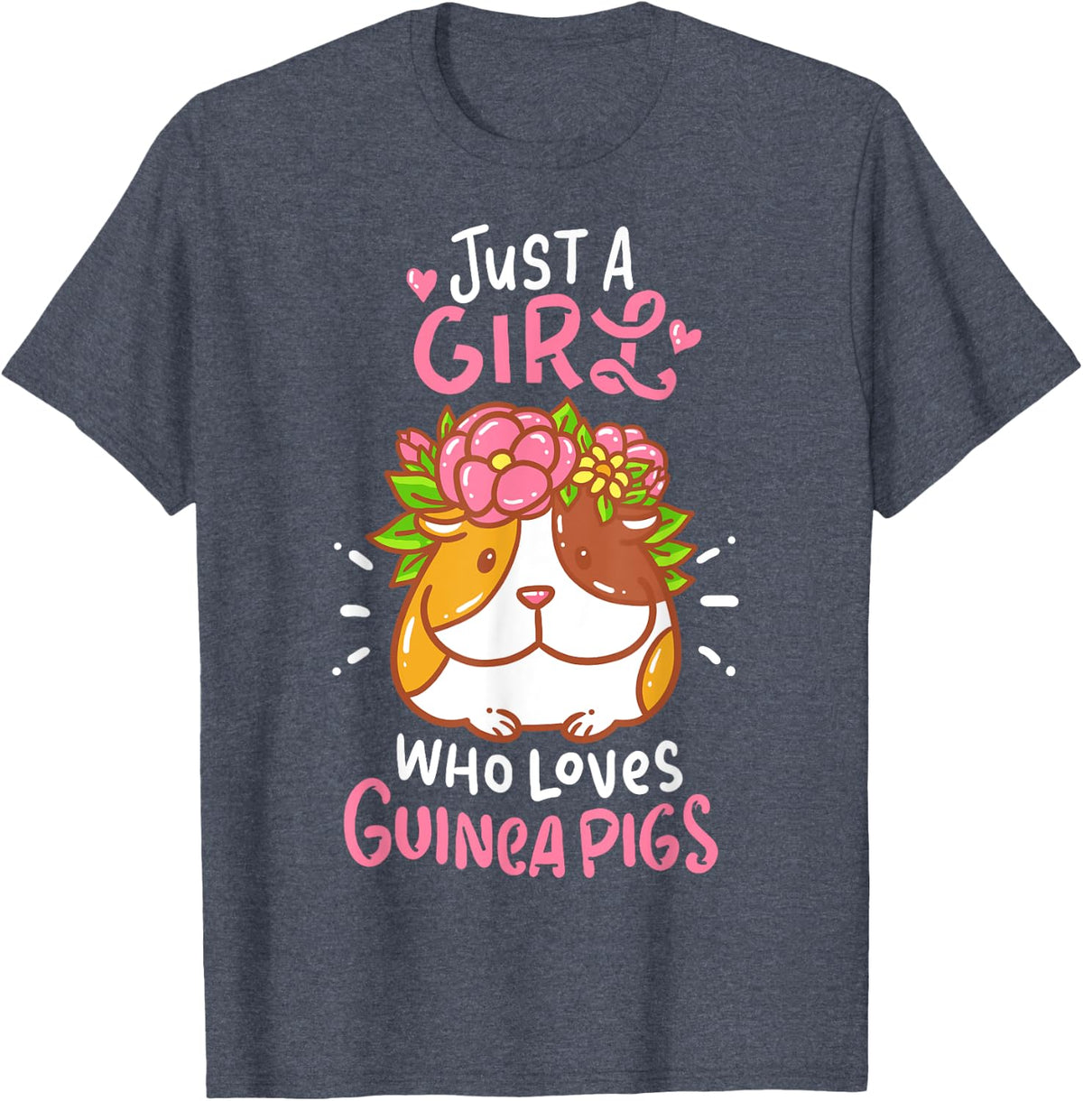 Guinea Pig Rodent Pet T-Shirt - Heather Blue