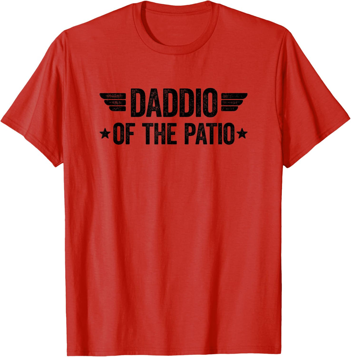 Daddio Of The Patio T-Shirt - Red