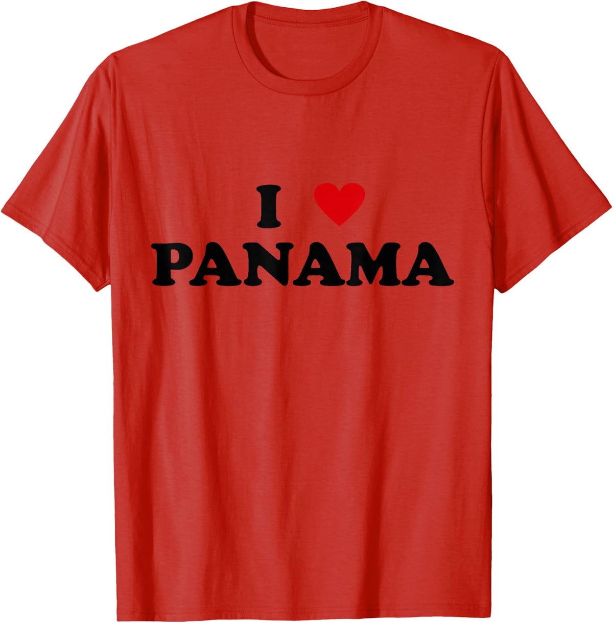 Country Heart Pride - Funny I Love Panama T-Shirt - Red