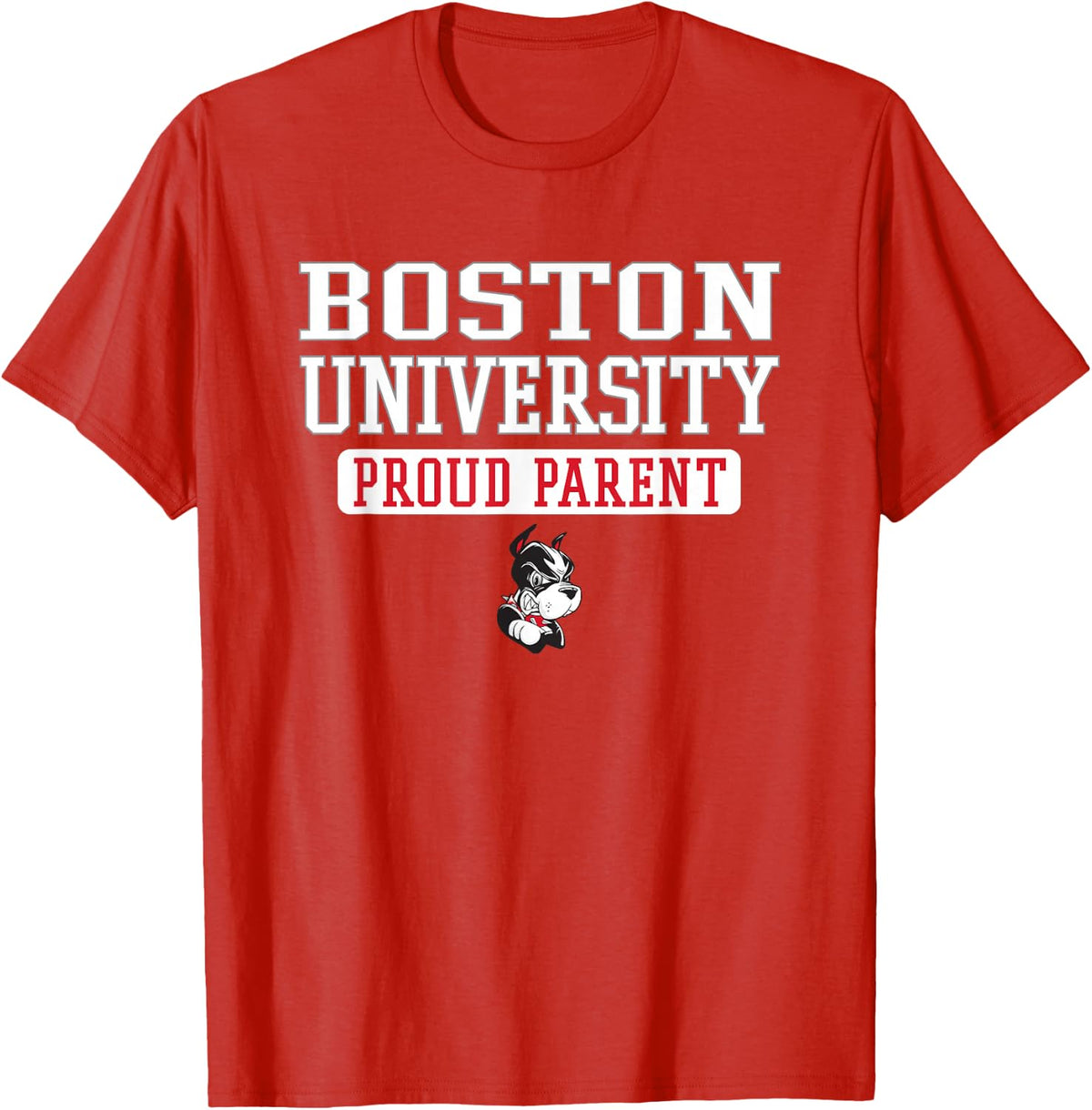 Boston Terriers Proud Parent Vintage Team - Boston U T-Shirt - Red