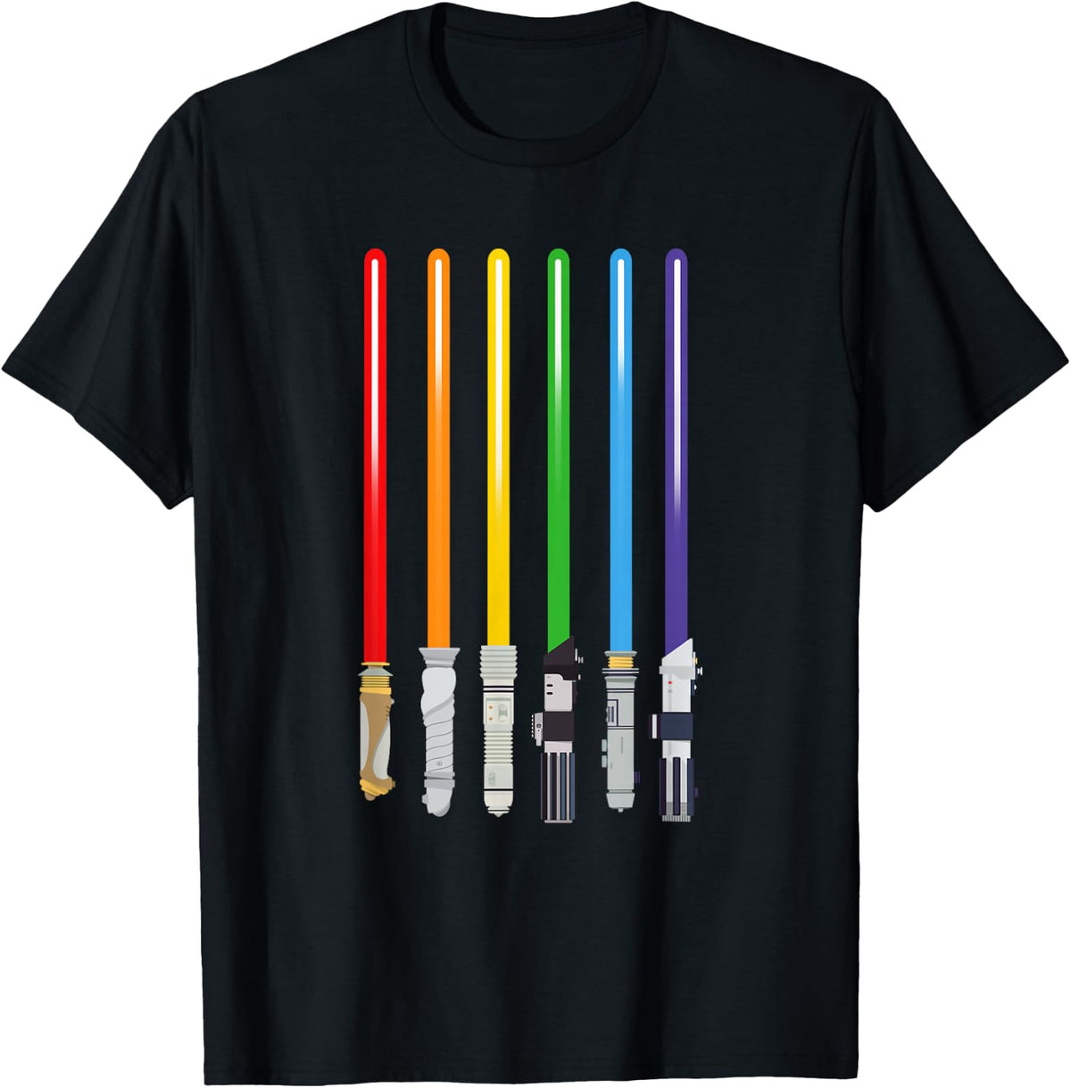 LGBT Flag - LGBTQ Gay Pride Flag T-Shirt - Black