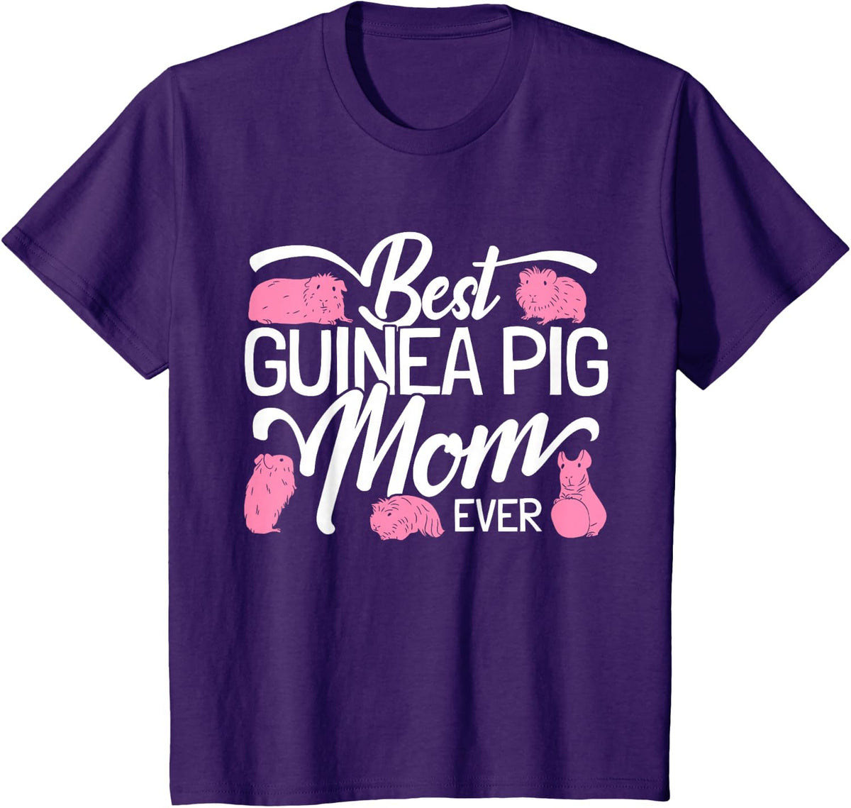 Guinea Pig Owner Guinea Pig Mom T-Shirt - Purple