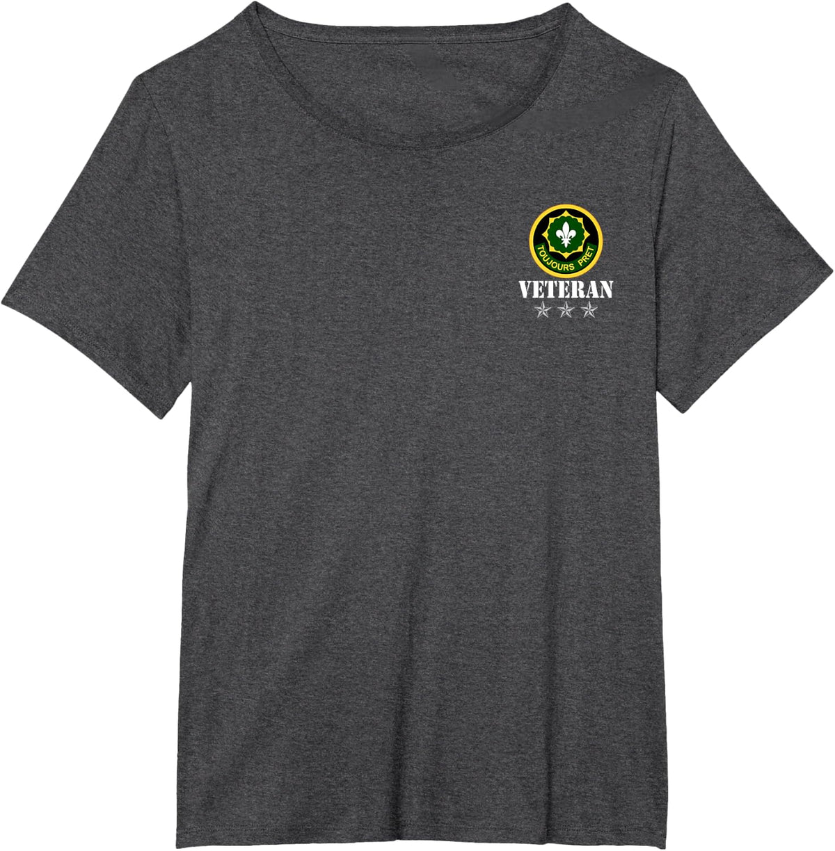 2nd Armored Cavalry Regiment Veteran Veterans Day Patriotic T-Shirt - Dark Heather Grey