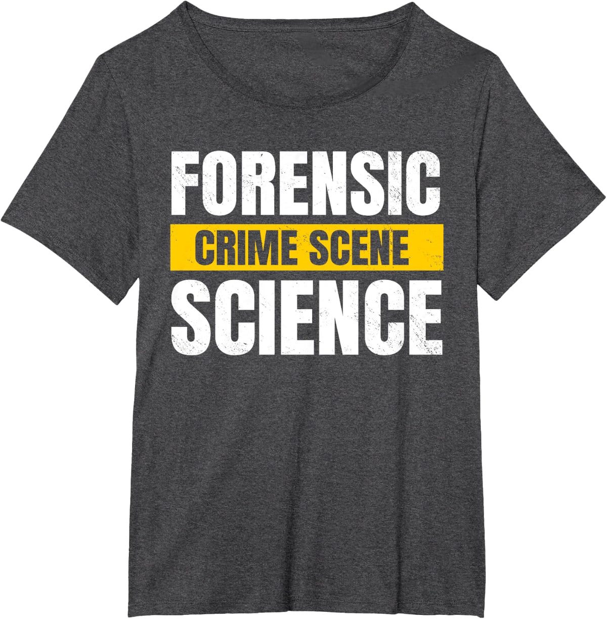 Forensic Science Crime Scene Criminalist Autopsy Technician T-Shirt - Dark Heather Grey