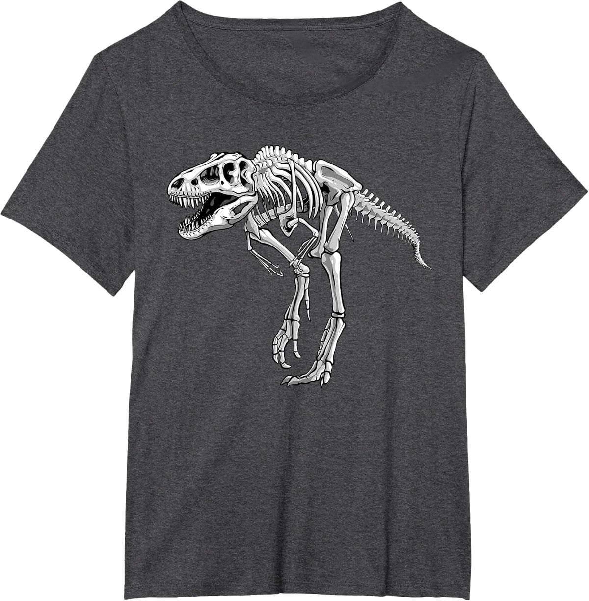 Funny T-Rex Art For Men Women Dino Tyrannosaurus Dinosaur T-Shirt - Dark Heather Grey