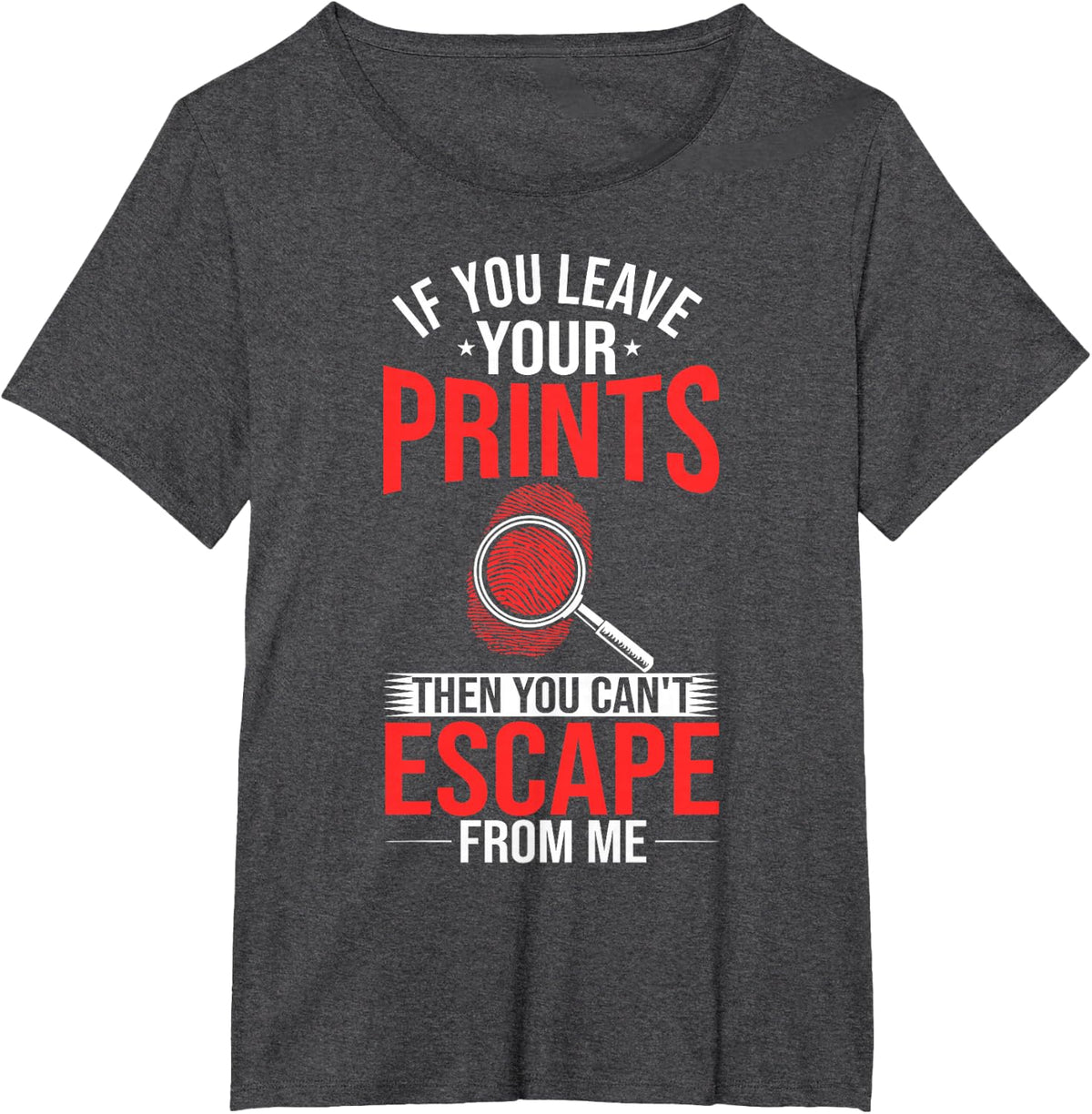 Forensic Investigator Forensic Psychology Forensic Scientist T-Shirt - Dark Heather Grey