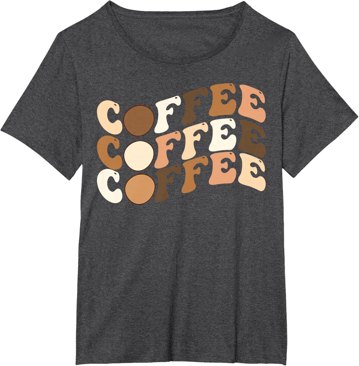 Coffee Coffee Coffee T-Shirt - Dark Heather Grey
