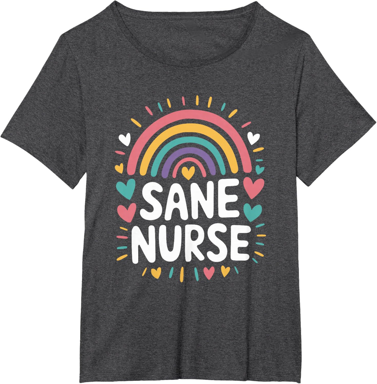Forensic Nurse Examiner Tees and T Shirts for Sane Nurse Forensic Science Professionals - Dark Heather Grey