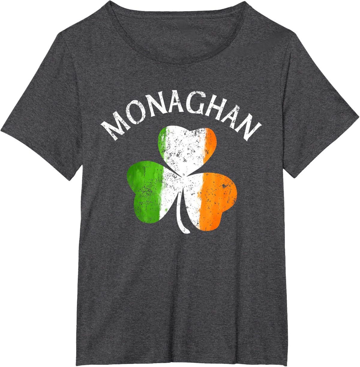 Monaghan Irish Family Name T-Shirt - Dark Heather Grey
