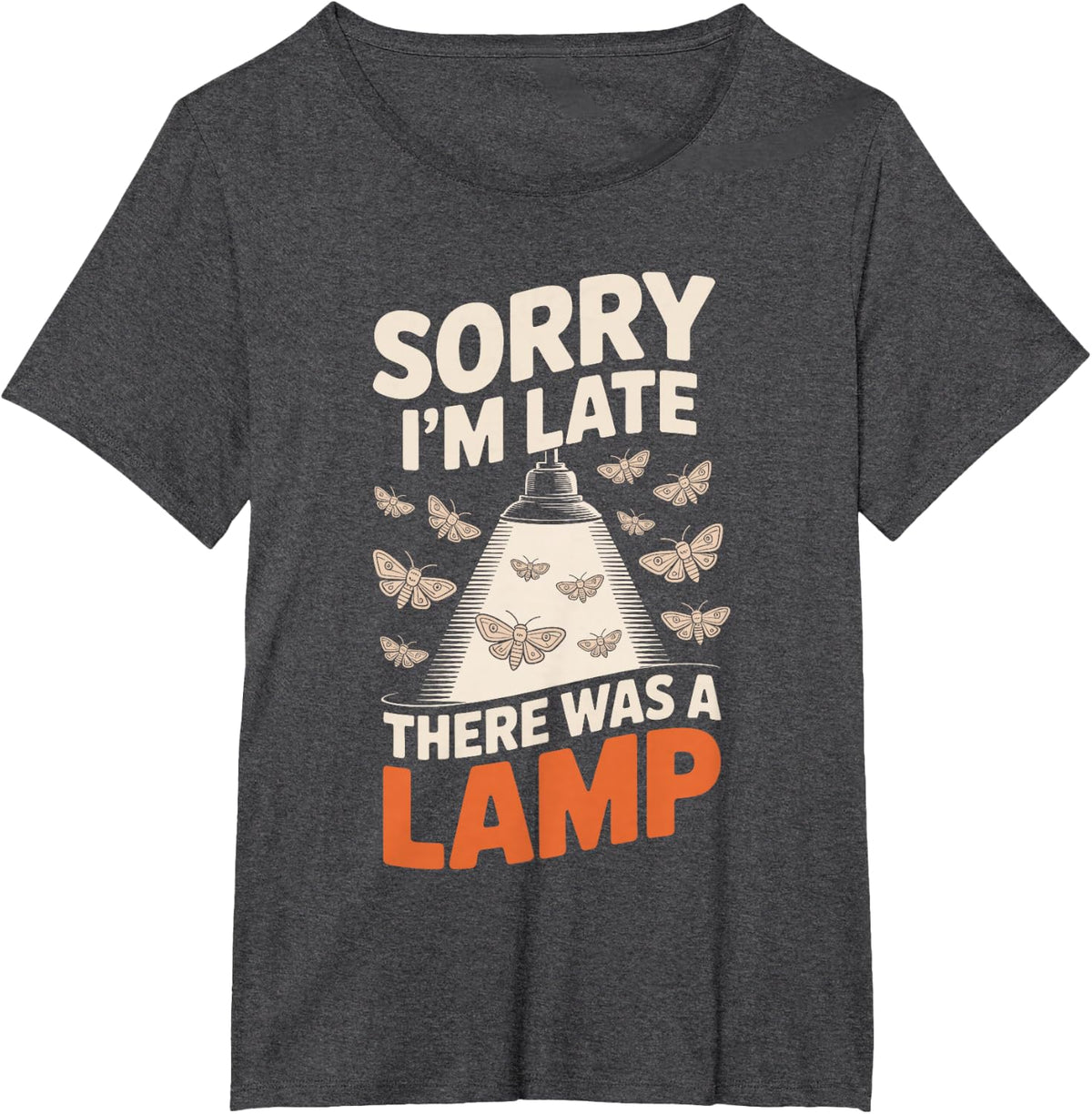 Funny Moth Collector Collecting Lepidopterology Men Women T-Shirt - Dark Heather Grey