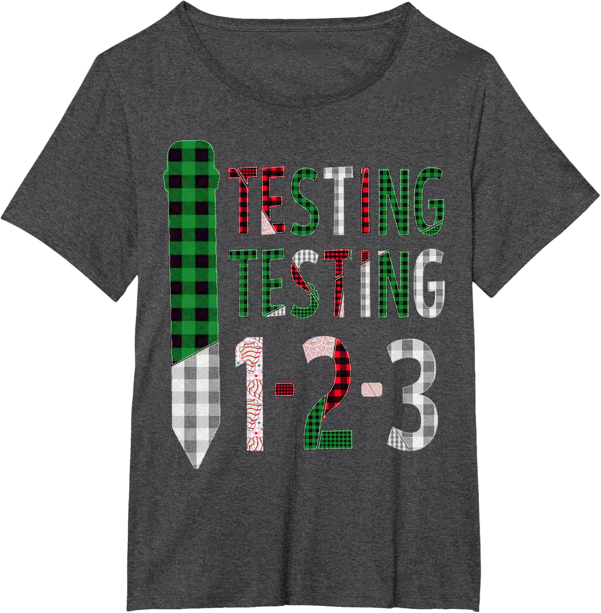 Test STAAR Exam Teacher Testing Teacher Shirt Shirts T-Shirt - Dark Heather Grey