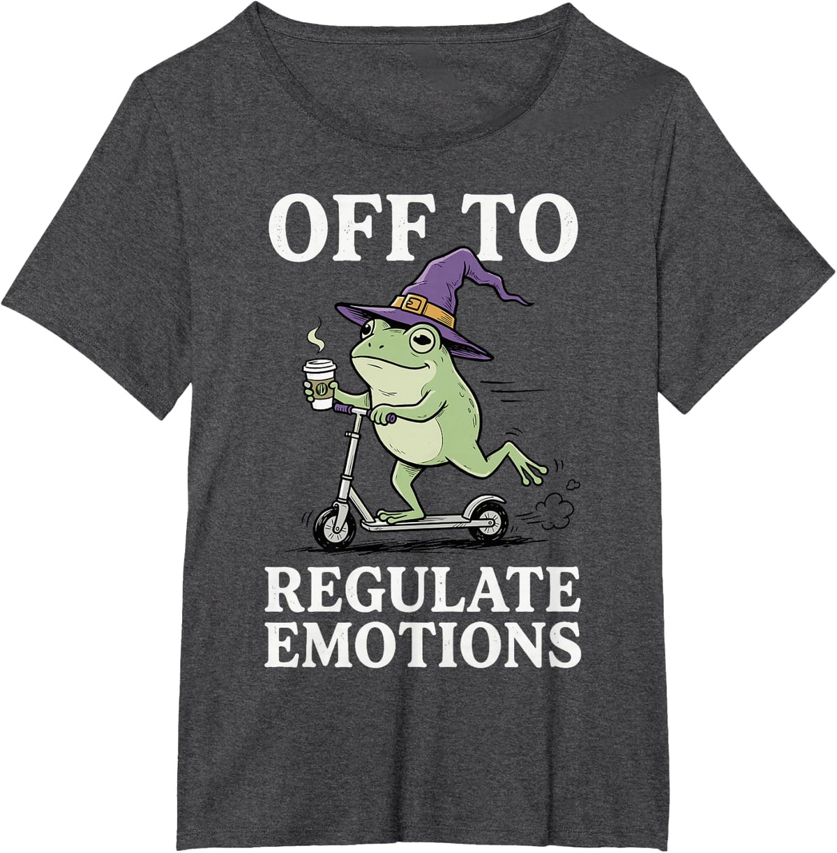 Off to Regulate Emotions Behavior Specialist T-Shirt - Dark Heather Grey