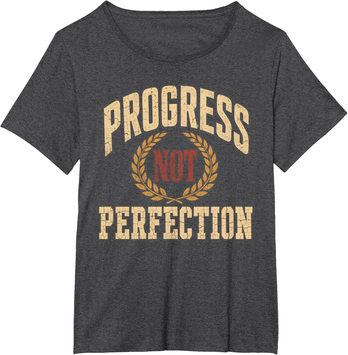Progress Not Perfection Sped Paraprofessional T-Shirt - Dark Heather Grey