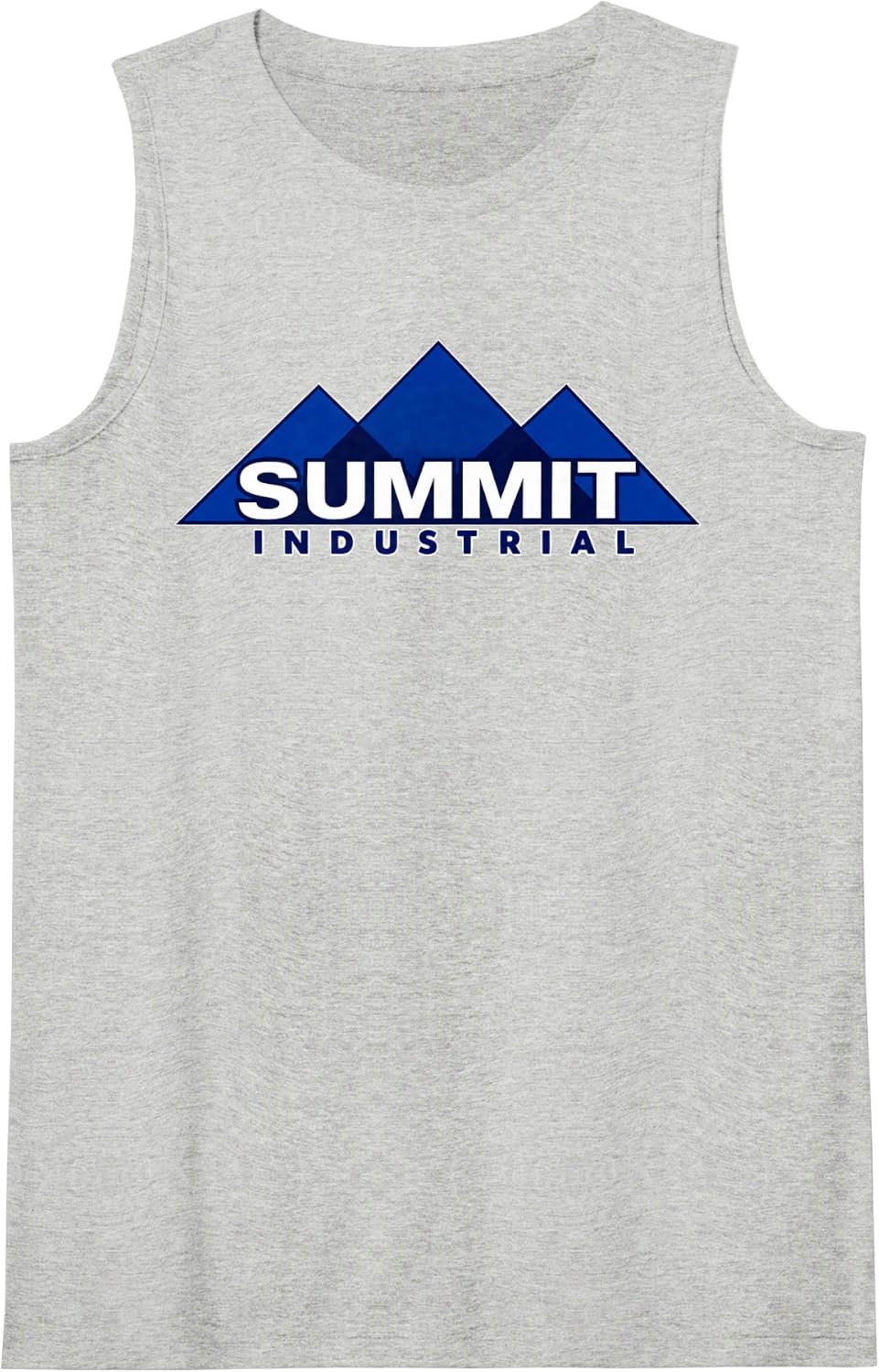Construction Sleeveless Tank Top - Heather Grey