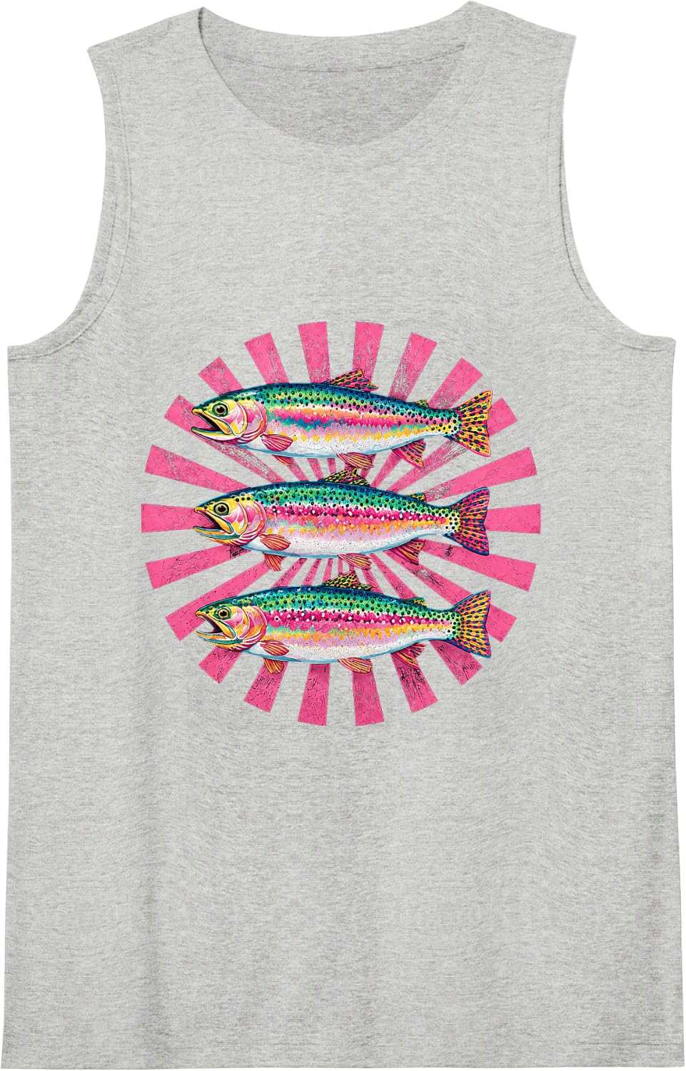 Vintage Meme Funny Tank Top - Heather Grey