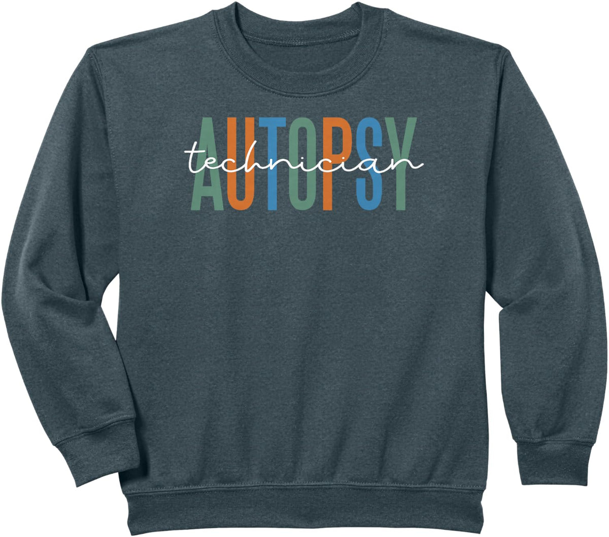 Autopsy Technician Forensic Autopsy Tech Sweatshirt - Dark Heather Grey