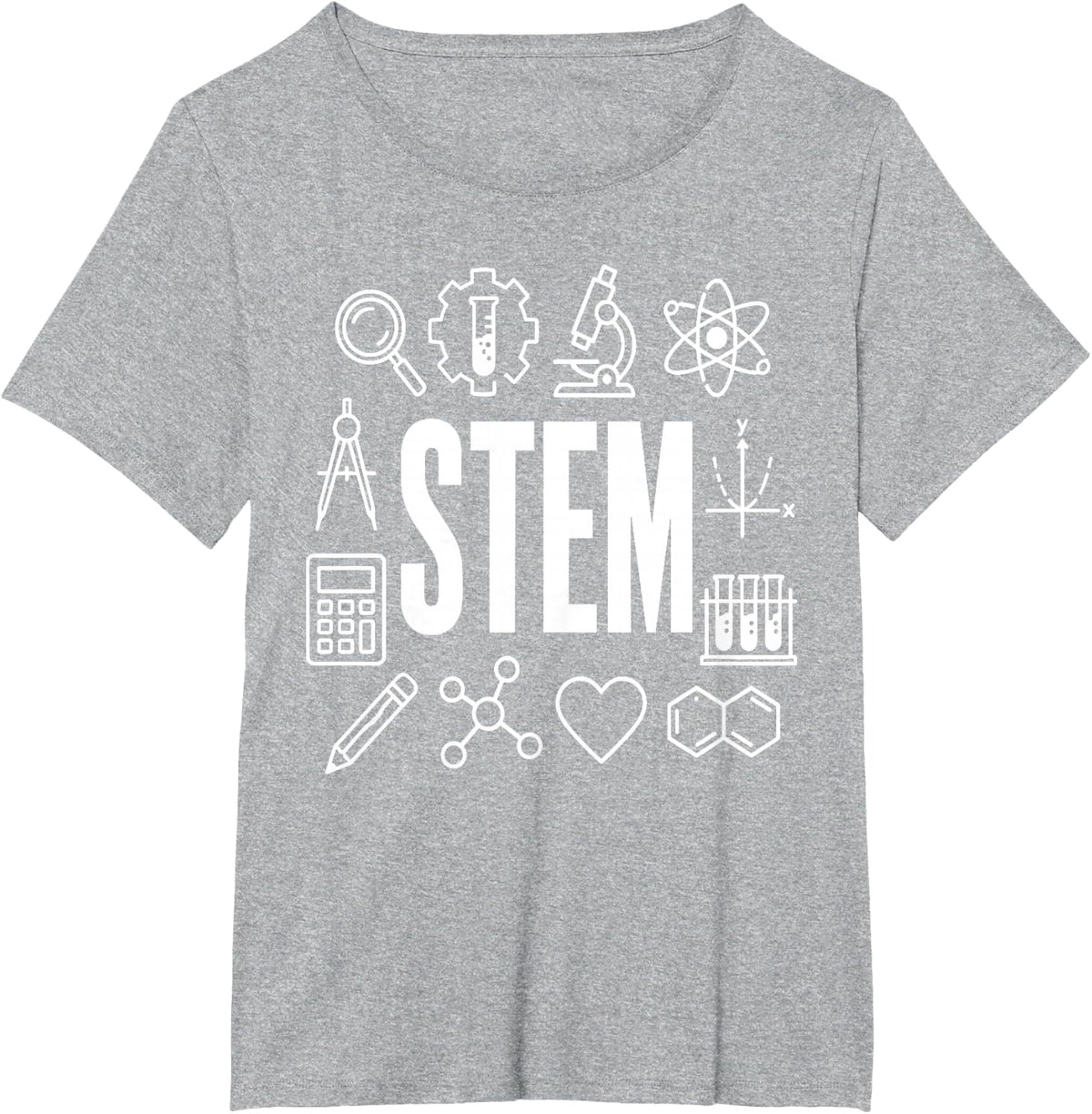 Stem Teacher Art for Men Women Kids Engineering Stem T-Shirt - Heather Grey