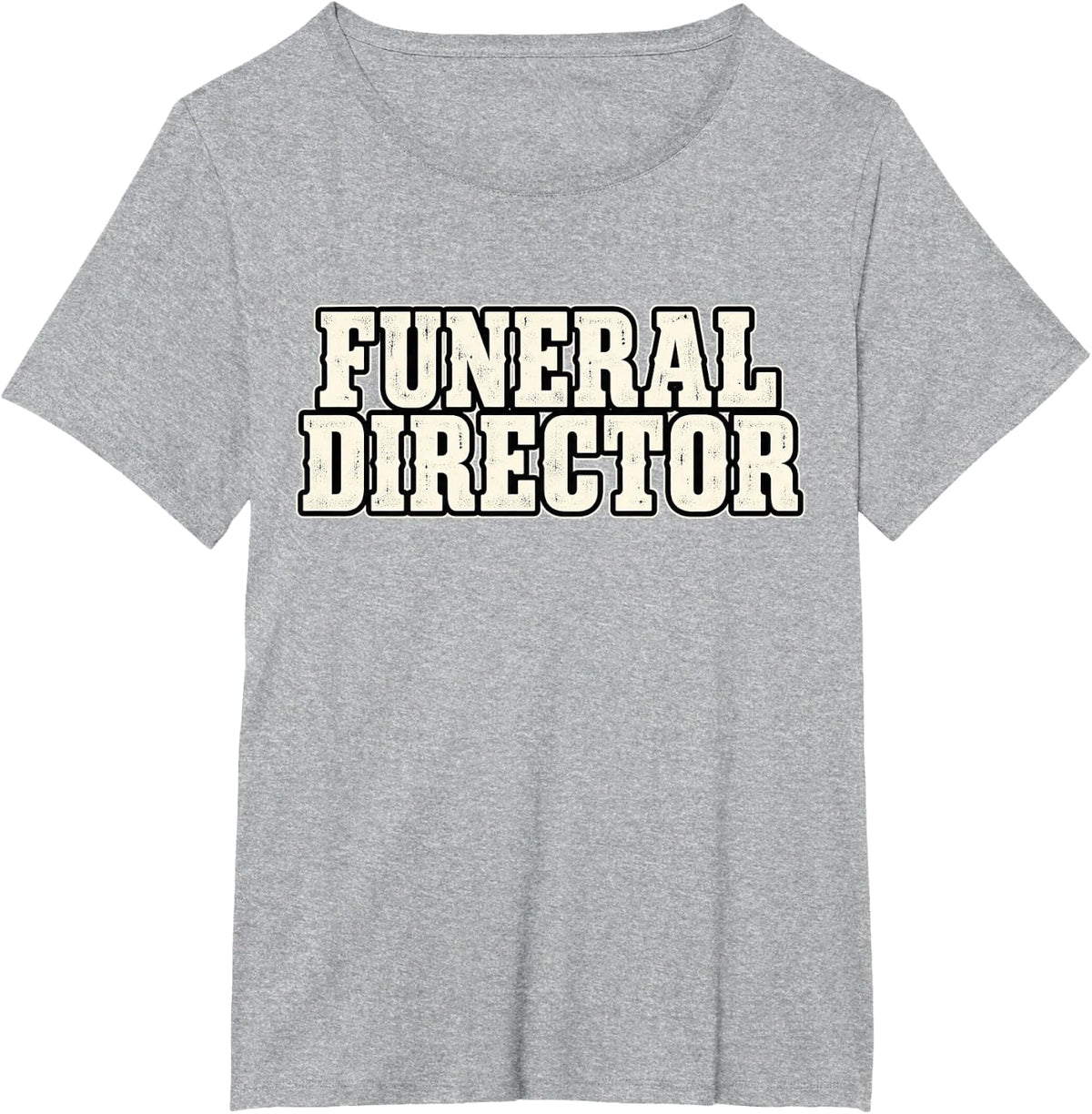 Funeral Director Lazy Halloween Costume T-Shirt - Heather Grey