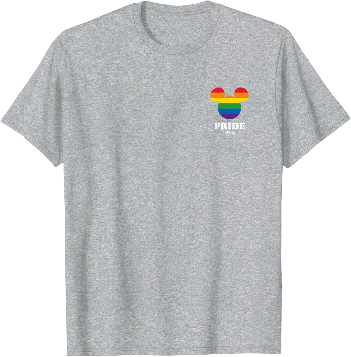 Disney - Gay Pride T-Shirt - Heather Grey