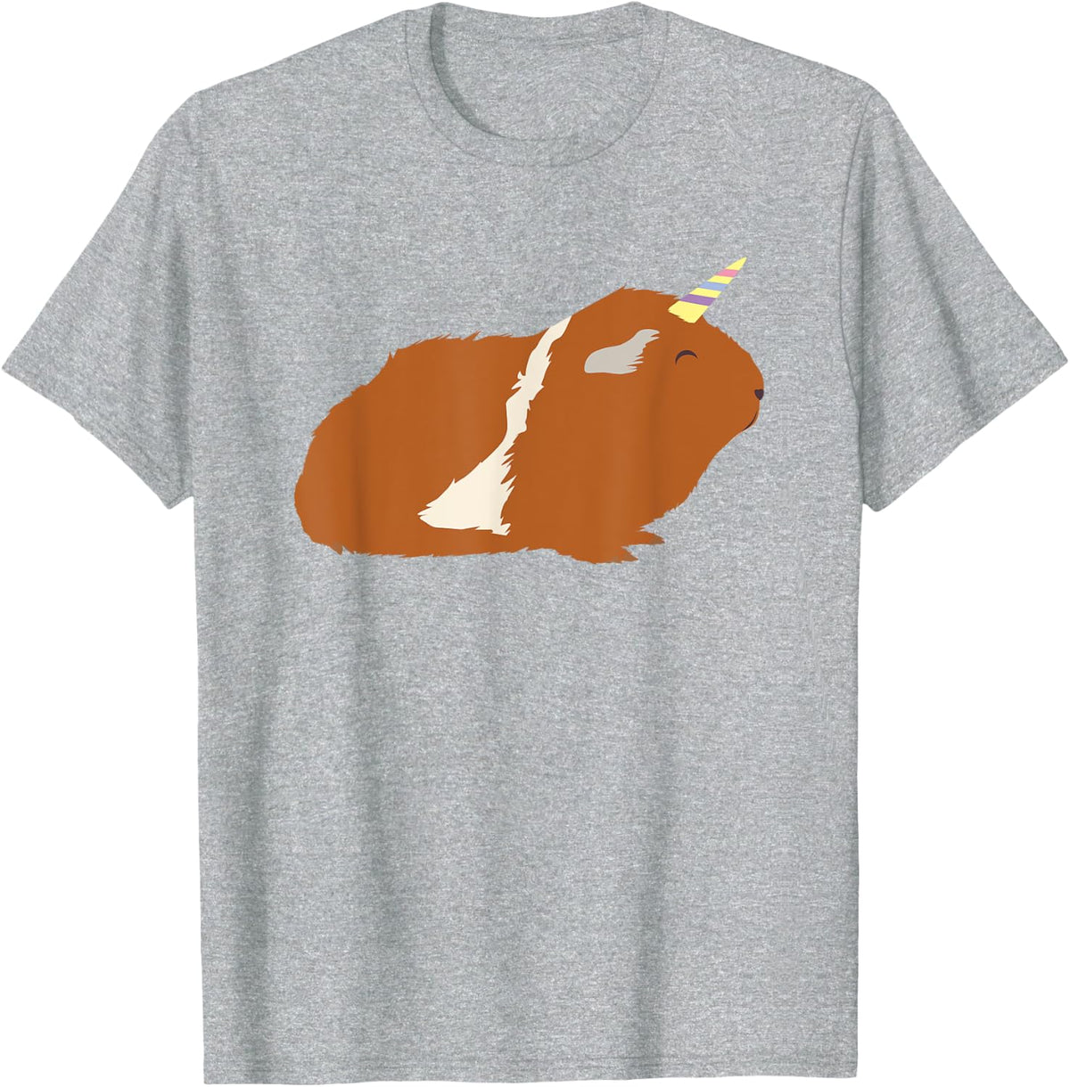 Guinicorn Guinea Pig In A Costume For A GP Mom or Dad T-Shirt - Heather Grey