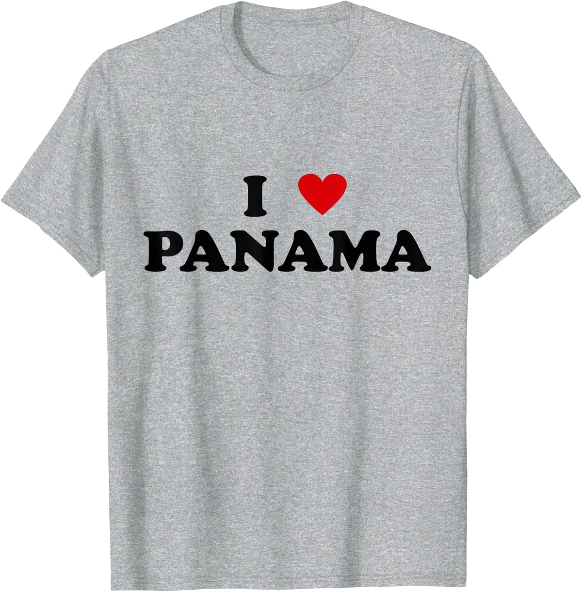 Country Heart Pride - Funny I Love Panama T-Shirt - Heather Grey