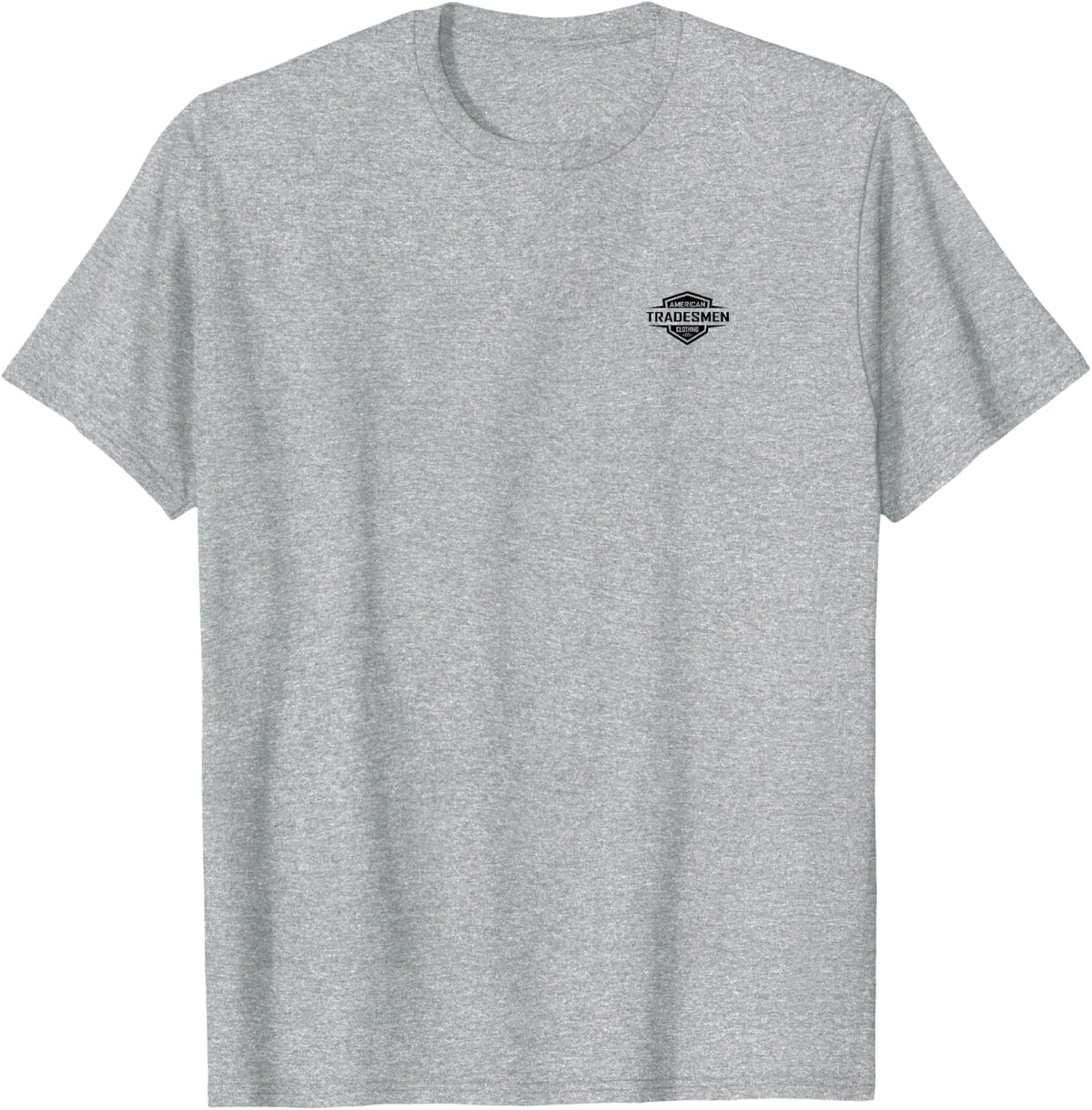 "Millwright" T-Shirt with vintage black back design T-Shirt - Heather Grey