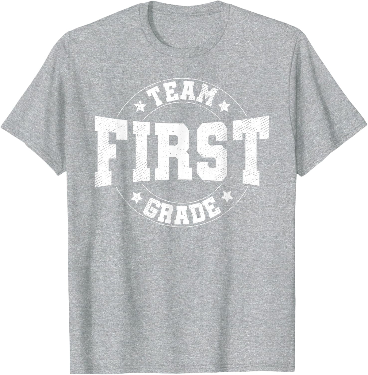 First Grade Team Teacher Student Back To School 1st Grade T-Shirt - Heather Grey