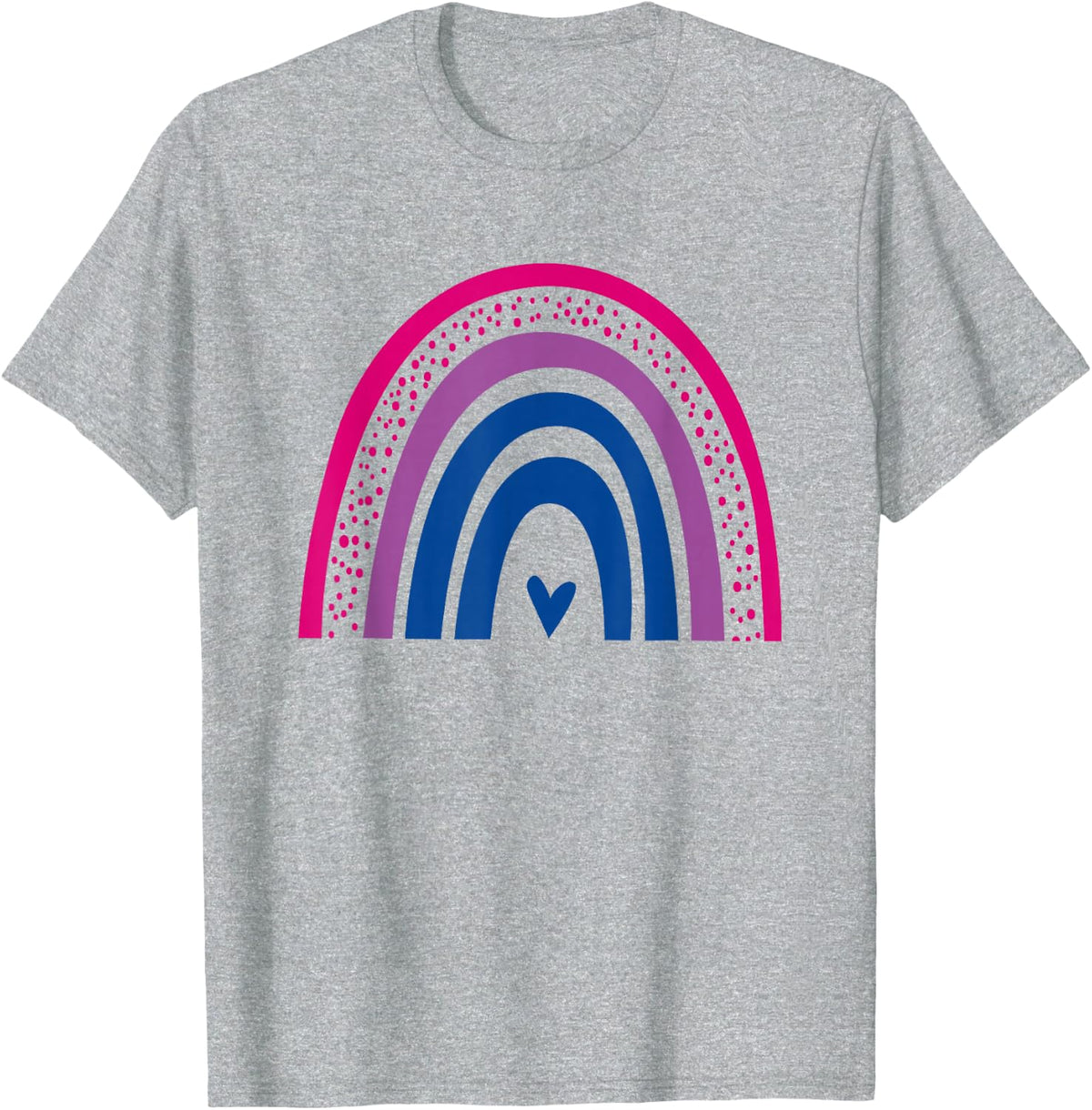 Bisexuality Queer Bi Pride Month Rainbow LGBT Bisexual T-Shirt - Heather Grey