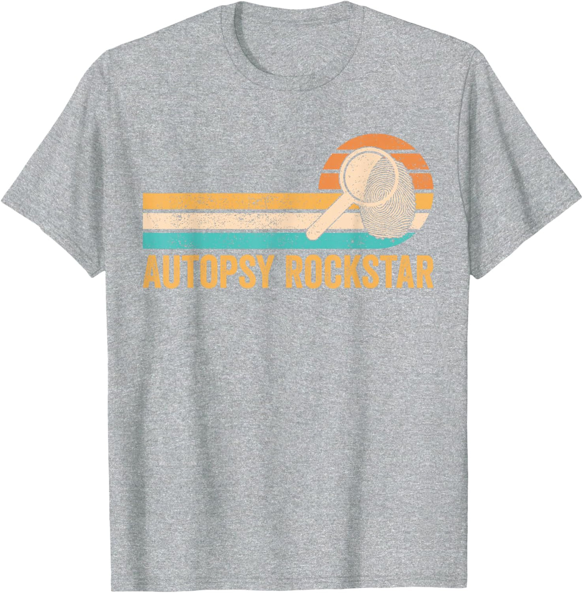 Forensic Scientist Autopsy Rockstar T-Shirt - Heather Grey