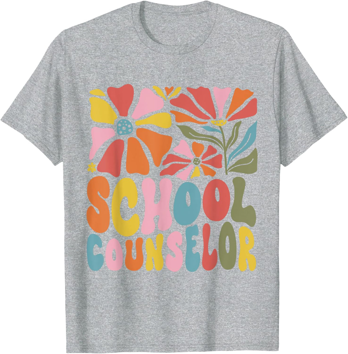 School Counselor Teacher Back To School Counseling T-Shirt - Heather Grey