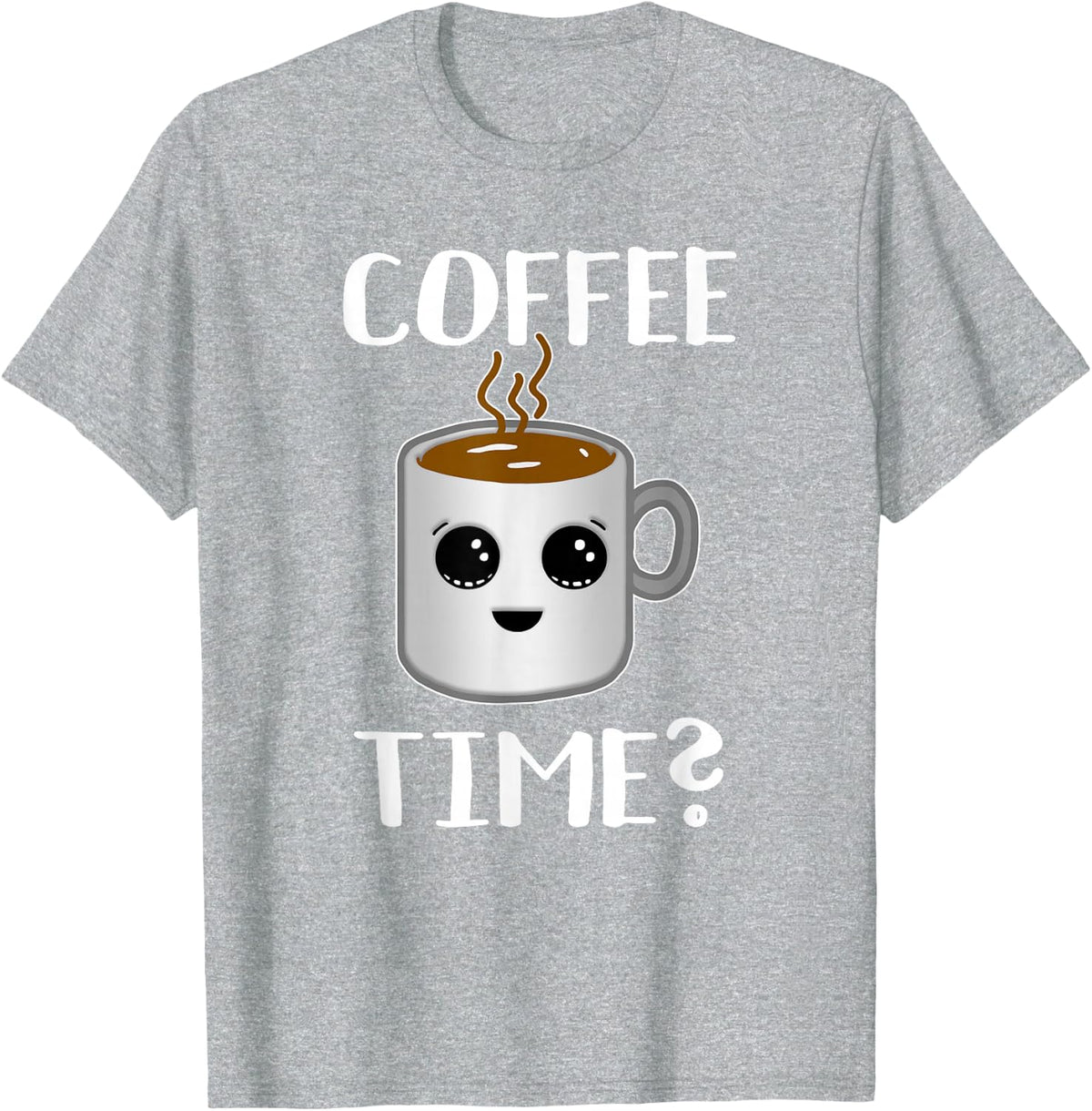 Nice Coffee Time Joke - Great Brewmaster / Cafe Barista T-Shirt - Heather Grey