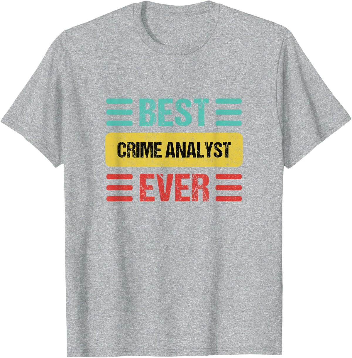 Crime Analyst T-Shirt - Heather Grey